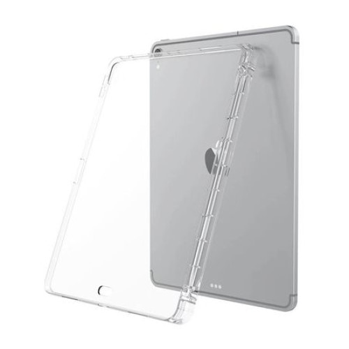 Husa silicon cu spatiu pentru pix pentru Apple iPad Pro 12.9 (2018), Transparent