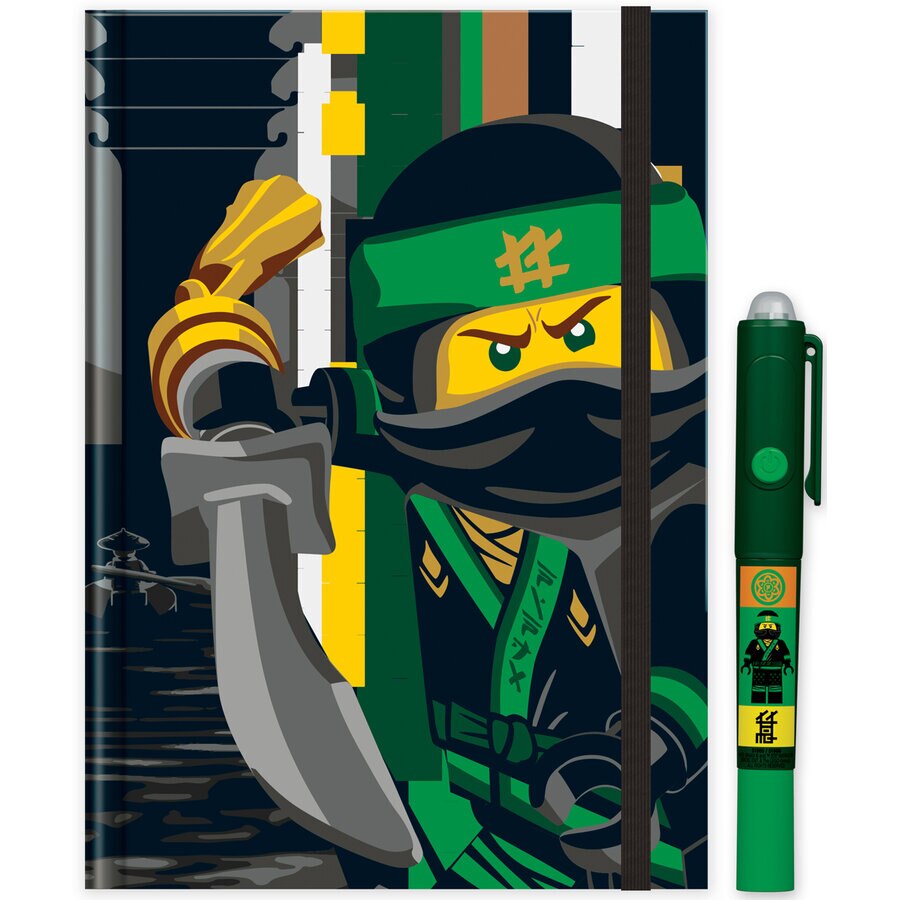 Agenda LEGO Jurnalul Lloyd Ninjago cu stiloul de lumina (51865) - eMAG.ro