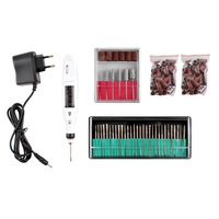 set freza unghii6 capete iso trade 9w rotatii 20000  min accesorii alb imagen 6_0_
0