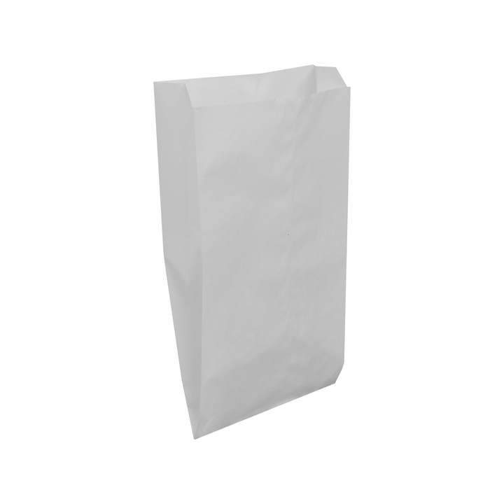 Pungi din hartie rezistenta la grasimi, 19 x 6 x 36 cm, set 1000 bucati