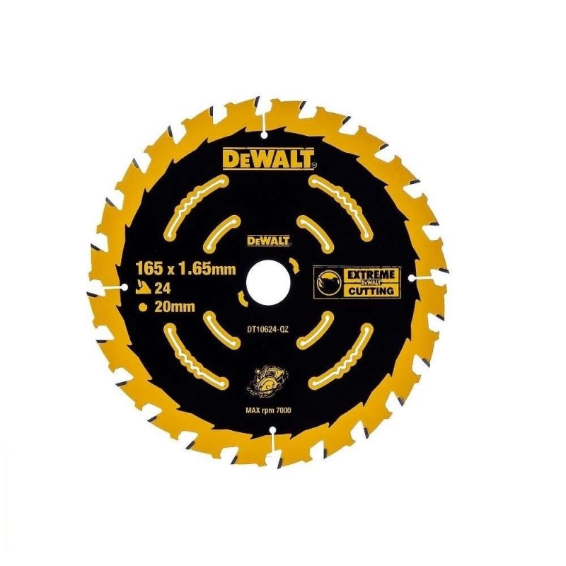 Panza, Dewalt, de fierastrau circular, EXTREME 165x20,Z 24 DT10624-QZ