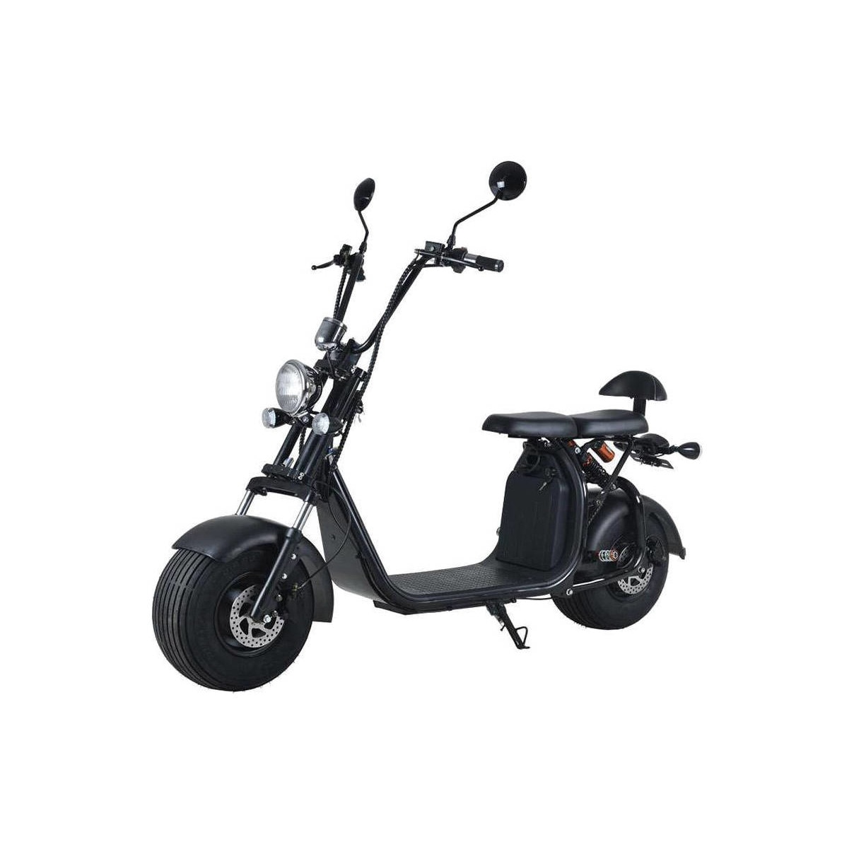 Scuter electric Citycoco Model C07A Negru - eMAG.ro