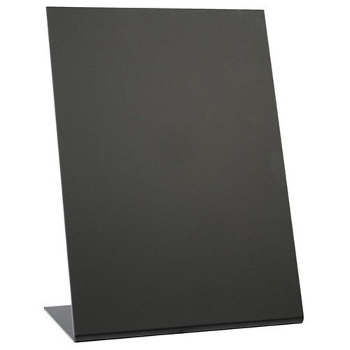 Set 3 table de scris Securit Vertical L A5 21,5x15x8,5cm, negru