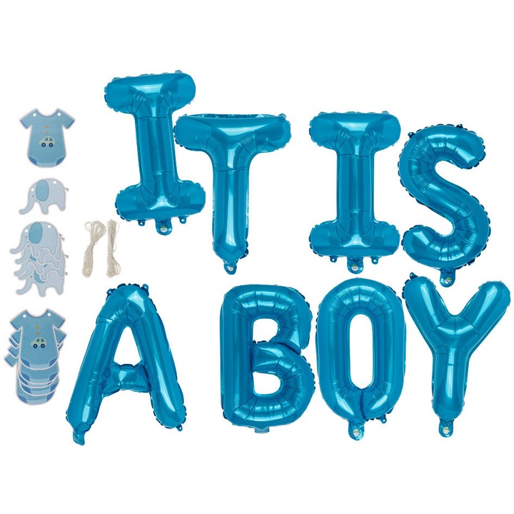 Set baloane folie "It is a boy"