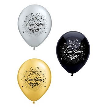 Set 50 baloane 30 cm inscriptionate Happy New Year 2020 Set 50 baloane 30 cm inscriptionate Happy New Year 2020