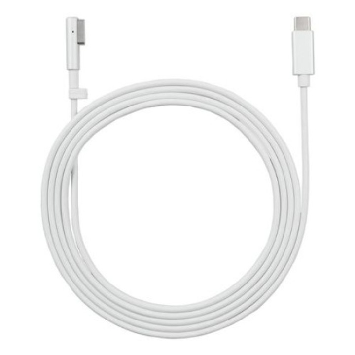 Mágneses tápkábel USB-C a MagSafe 1-hez (5 Pin) 60 W, 1,7 m hosszú, fehér