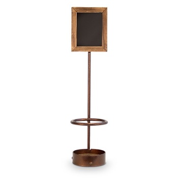 Suport sticla cu tabla de scris Securit Bottle Display 45x11x11,3cm, maro Suport sticla cu tabla de scris Securit Bottle Display 45x11x11,3cm, maro
