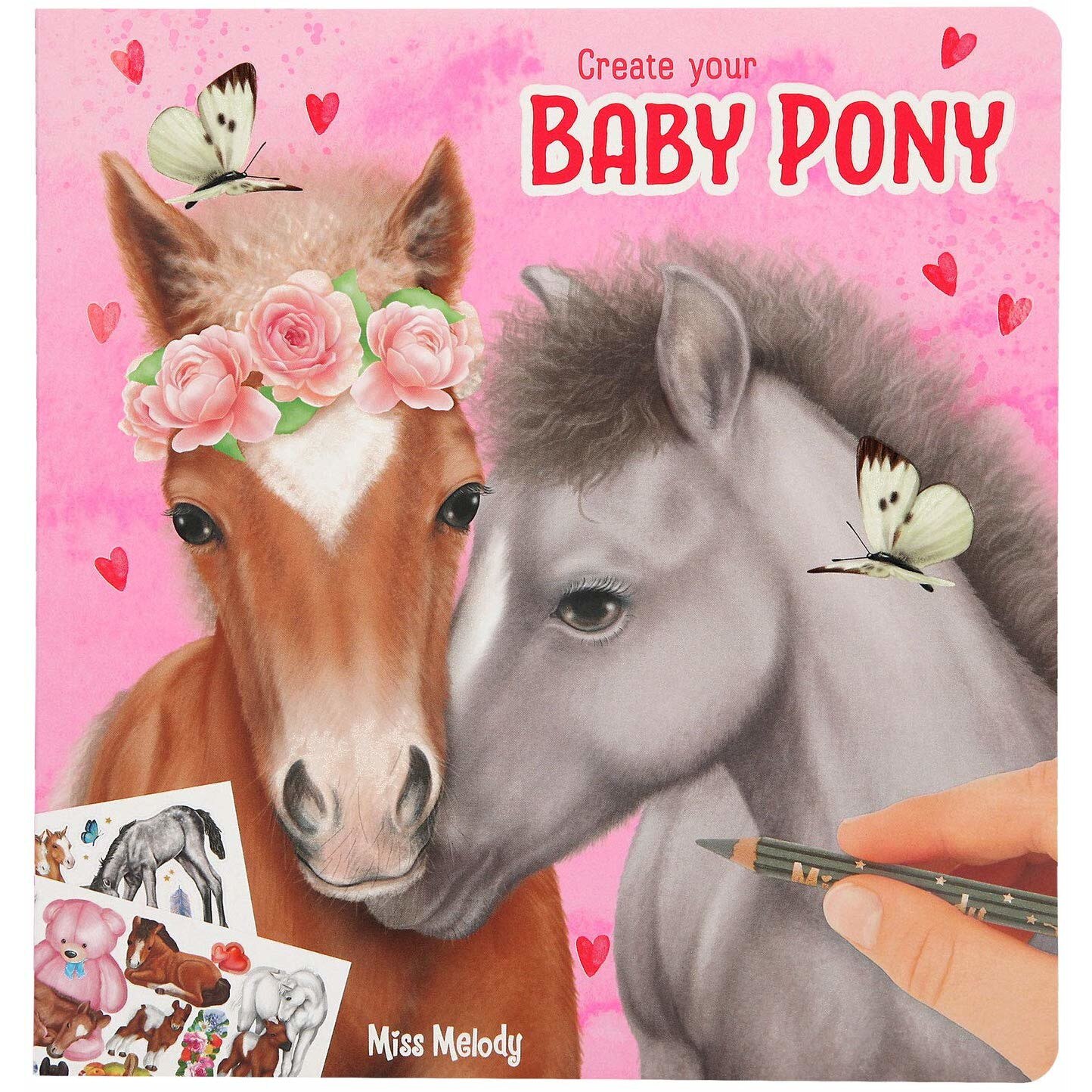 Carte de colorat, Miss Meoldy, Create Your Baby Pony, 10466