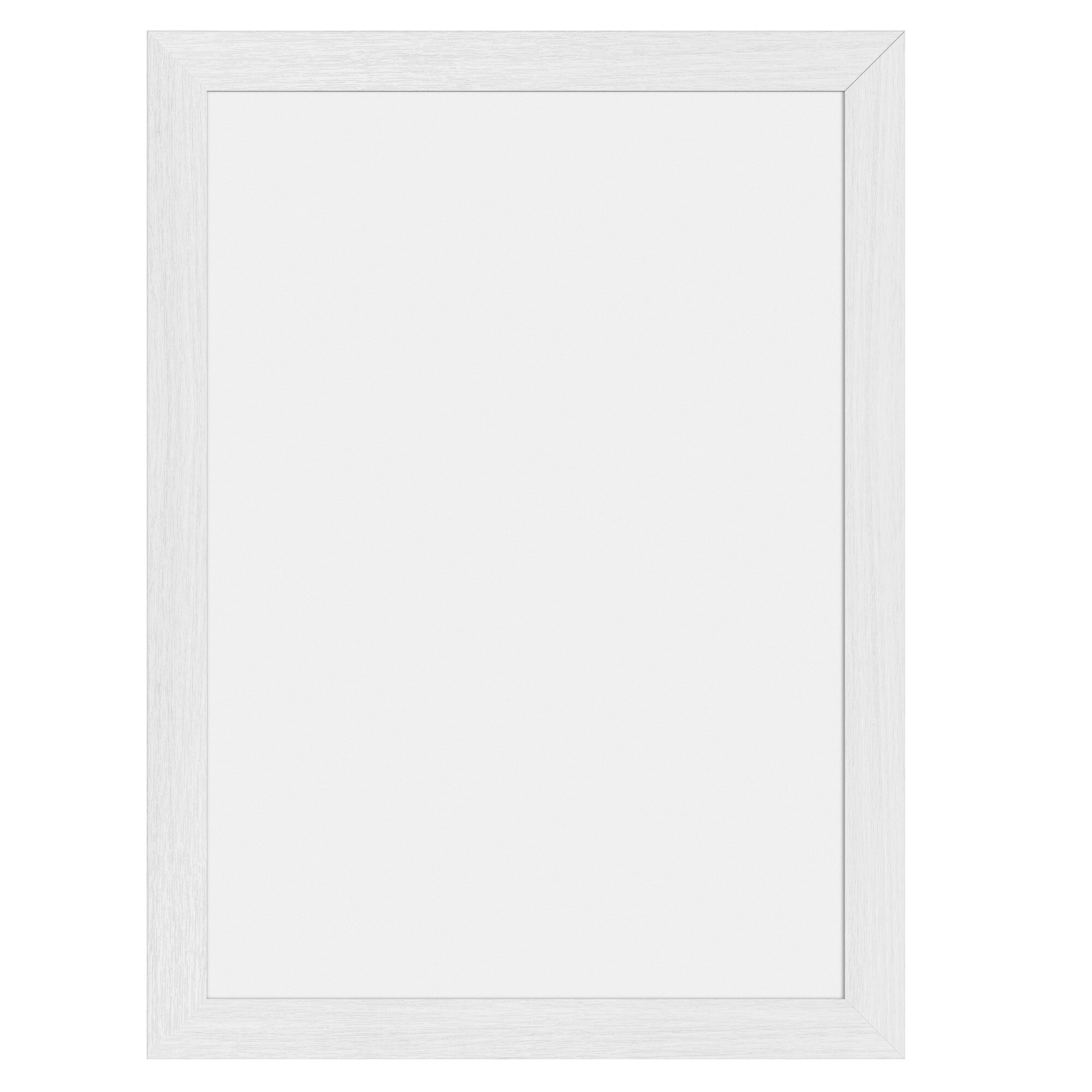 Tabla de scris de perete Securit Woody 40x30x1cm, include doua markere creta, alb