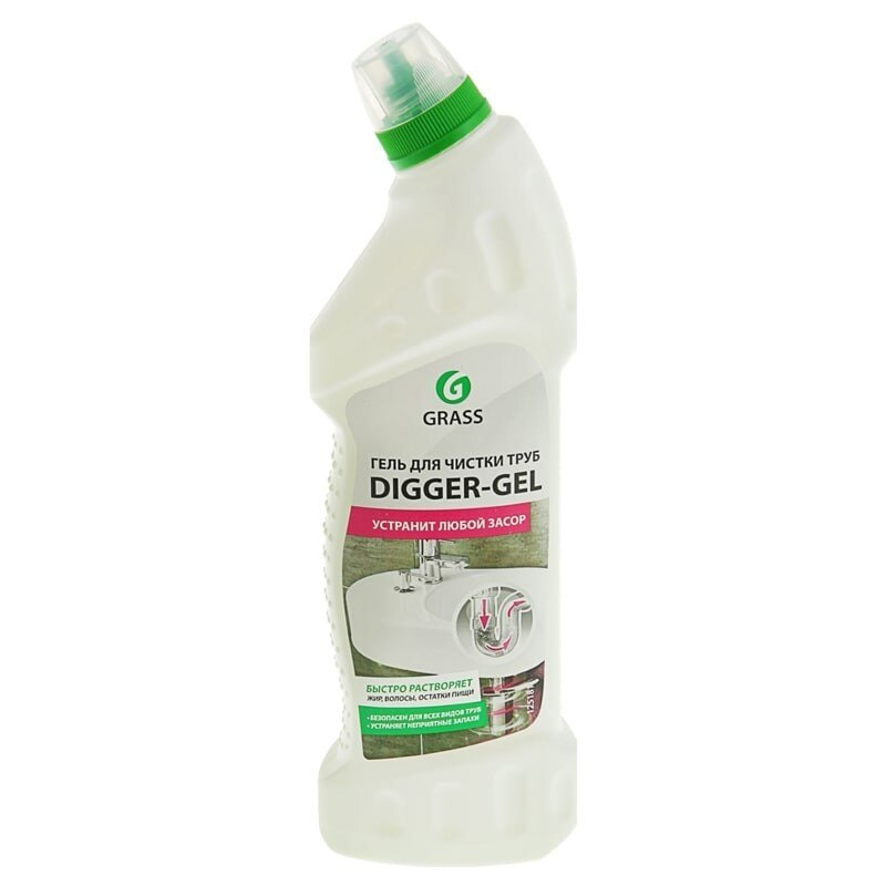 Solutie desfundare tevi Digger-Gel, Grass, 750ml