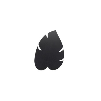 Tabla de scris autoadeziva Securit Silhouette Leaf 43,8x29x0,3cm, include marker creta, negru Tabla de scris autoadeziva Securit Silhouette Leaf 43,8x29x0,3cm, include marker creta, negru
