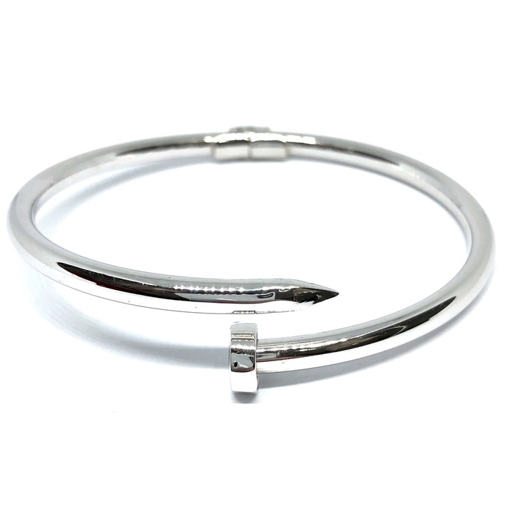 Bratara din argint 925, diametru 6 cm, model circular, Dinuzete