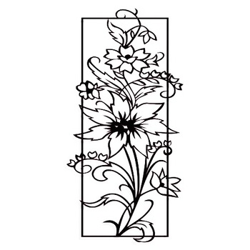 Decor de Perete din METAL, Fioriera, 35cm x 70cm Decor de Perete din METAL, Fioriera, 35cm x 70cm