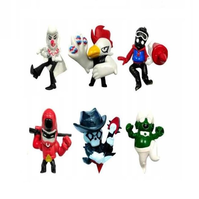 Figurine Brawl Stars Heros 3 Set 6 Bucati Toyska Emag Ro - figurine roblox set 6 bucati toyska