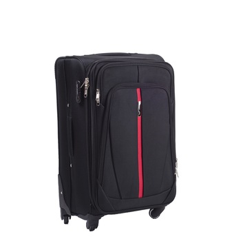 Troler Cabina, WINGS, BUZZARD, 4 Roti, 56 cm, Negru Troler Cabina, WINGS, BUZZARD, 4 Roti, 56 cm, Negru