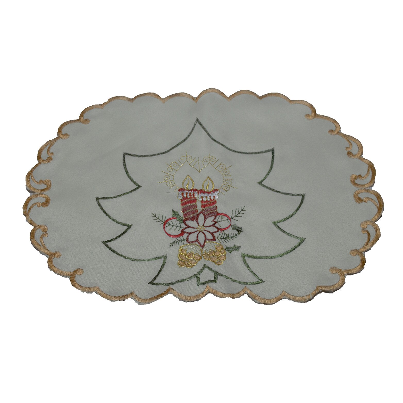 Napron 30x45 cm, model Craciun/Anul nou crem - NAPR-C1926-3045