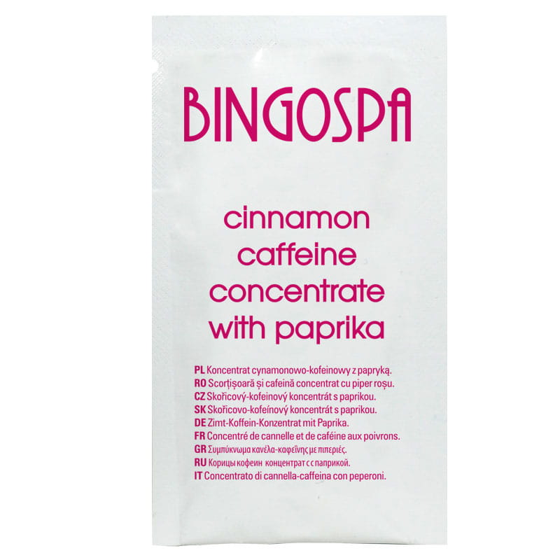 Tratament concentrat cu scortisoara si cofeina, BingoSpa, 10 g
