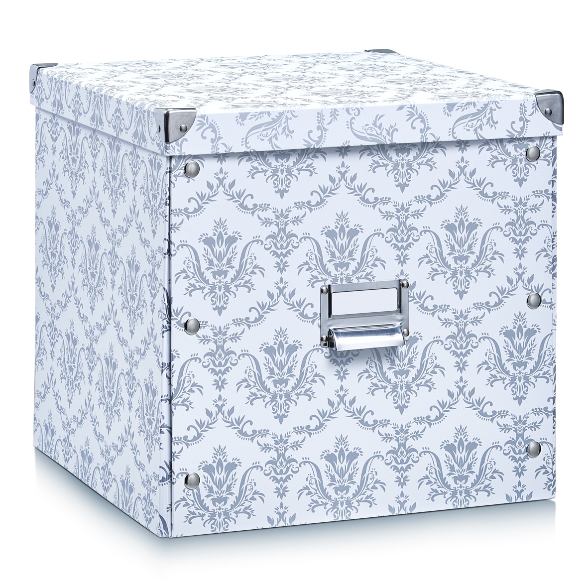 Cutie depozitare din carton cu capac, Vintage, Zeller, 33.5x33x32 cm