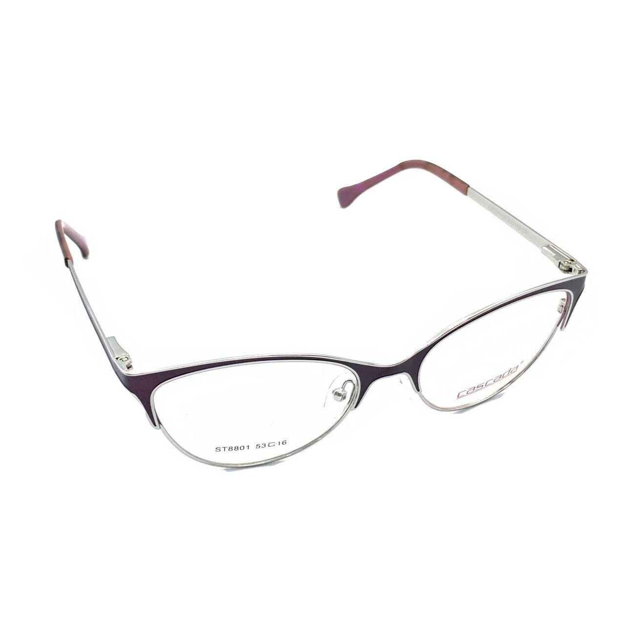 Rame ochelari de vedere, Cascada, Dama, ST8801, 53mm, Violet/Argintiu