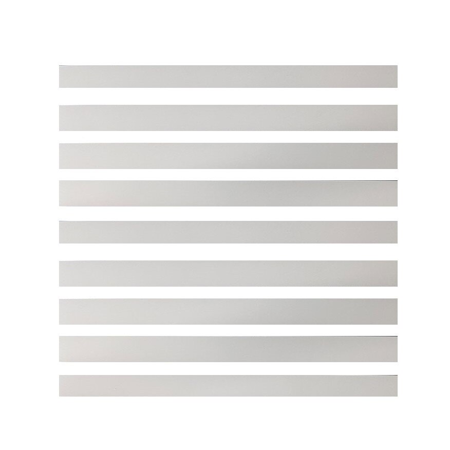 Folie decorativa pentru geam autoadeziva dungi 4,5 cm, albe, 6 m x 1.52 m