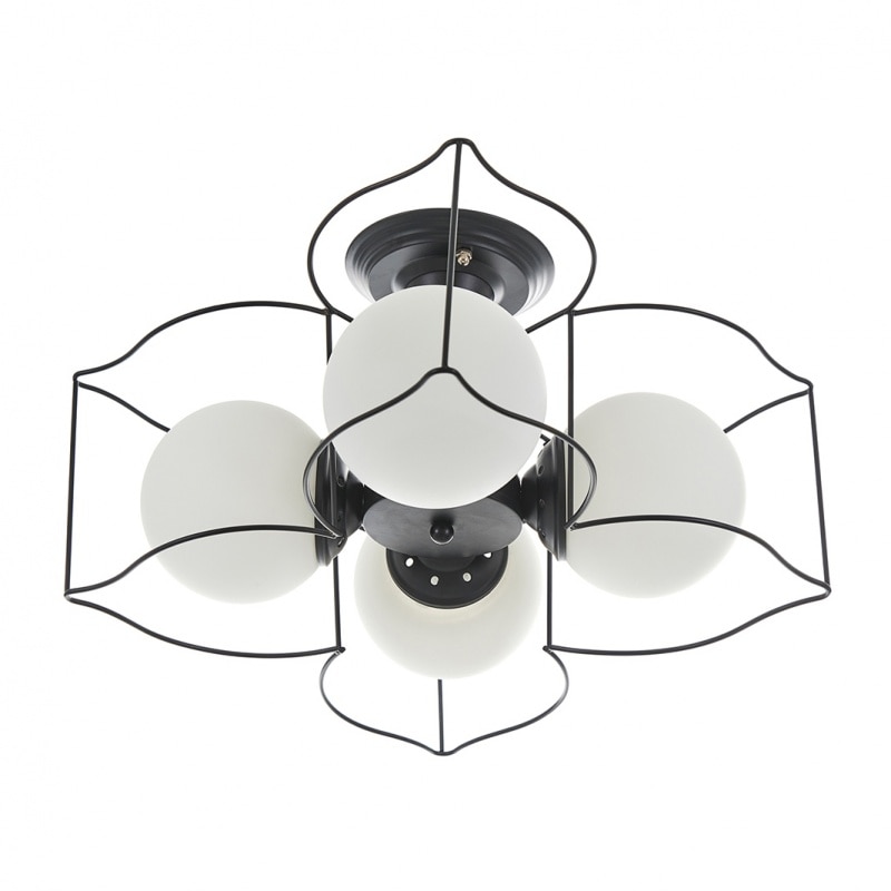 Lustra, Negru, 4x40w, 2004/4 bk