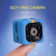Full HD шпионска мини камера, SQ11 MINI DV, с функция за видео и снимки, BLUE + син селфи пръстен
