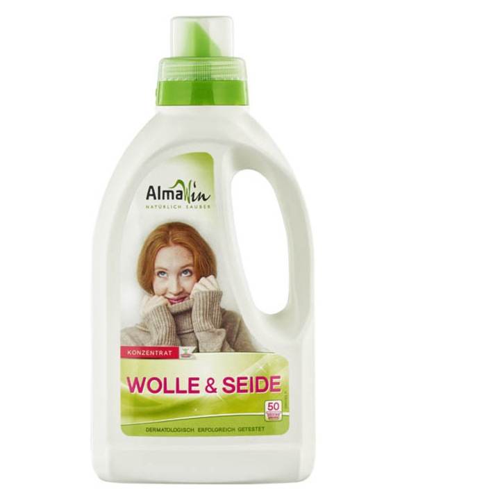 Detergent pt. tesaturi din lana si matase, 750ml, AlmaWin