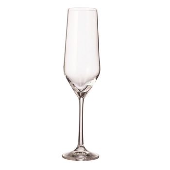 Set 6 pahare sampanie, Bohemia Royal Vela, Cristal, 230 ml Set 6 pahare sampanie, Bohemia Royal Vela, Cristal, 230 ml