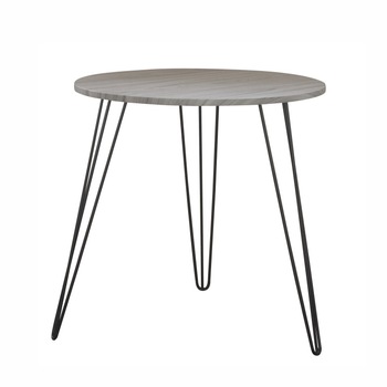 Masuta portabila stejar/negru Kaleb 60/65cm Masuta portabila stejar/negru Kaleb 60/65cm