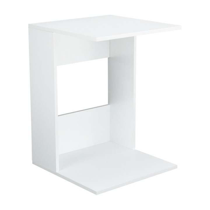 Masuta de cafea din MDF alb Zenor 45x45x62 cm