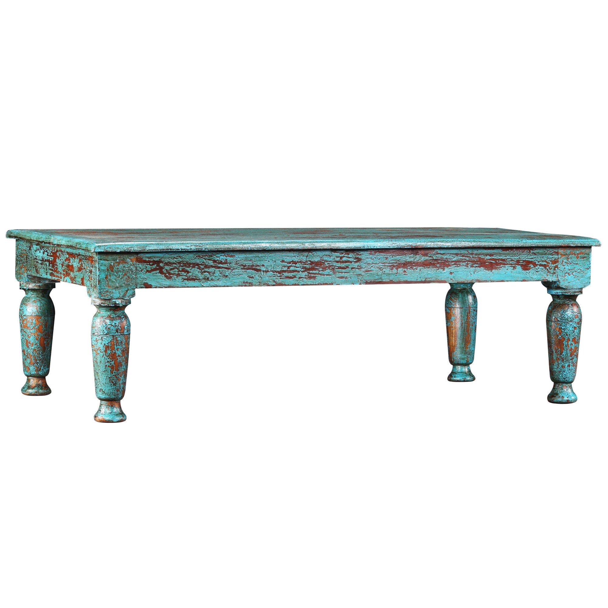 Masuta de cafea din lemn masiv reciclat, vidaXL, Multicolor, 110 x 60 x 34 cm