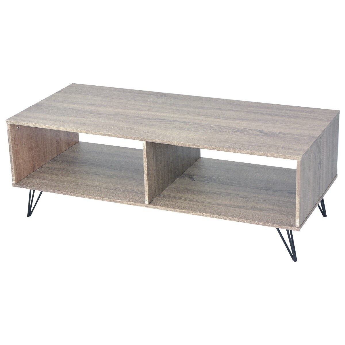 Comoda TV, vidaXL, MDF, Gri, 110 x 50 x 40 cm