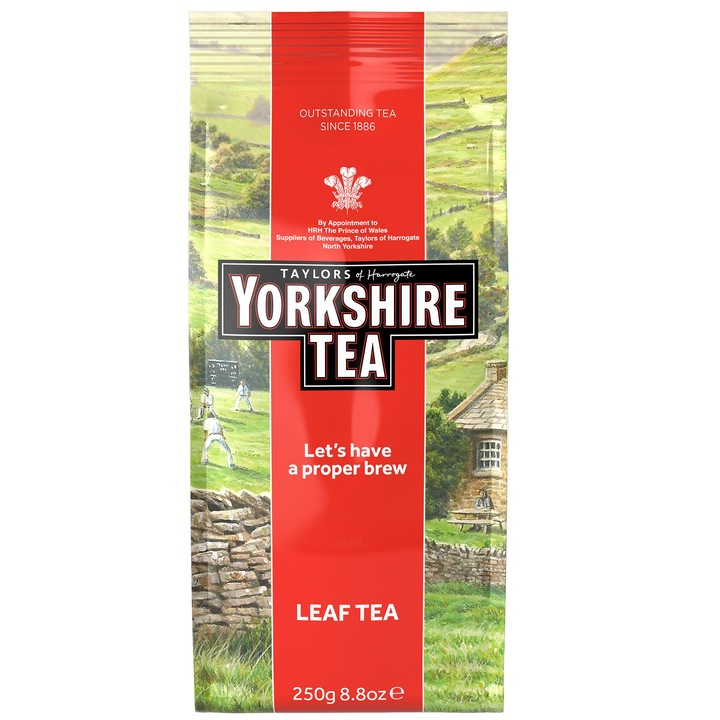 Ceai Negru Yorkshire Clasic, Taylors of Harrogate, Frunze, 250 g