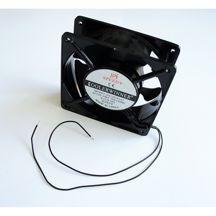 Вентилатор аксиален с втулка 220V 0,1A 120х120х38mm
