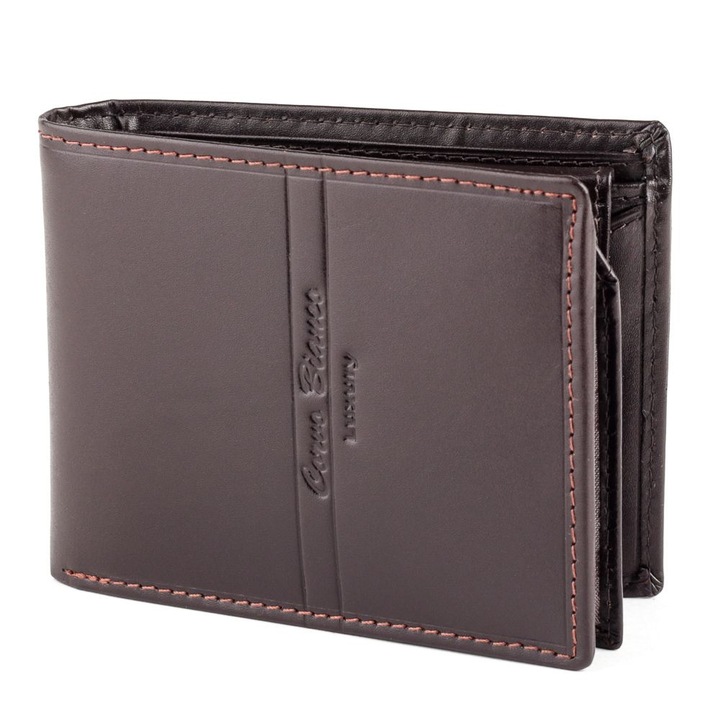 Portofel, Corvo Bianco, Piele, Maro