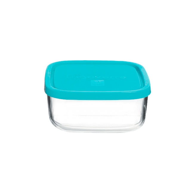 Caserola sticla cu capac 15x15cm