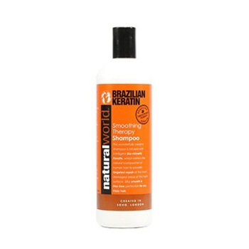 Sampon reparator cu keratina pentru par uscat si rebel, Natural World Brazilian Keratin, 500ml Sampon reparator cu keratina pentru par uscat si rebel, Natural World Brazilian Keratin, 500ml