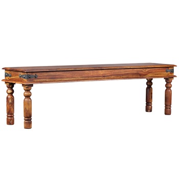Bancheta tip canapea pentru intrare, vidaXL, Palisandru, Maro, 160 x 35 x 45 cm Bancheta tip canapea pentru intrare, vidaXL, Palisandru, Maro, 160 x 35 x 45 cm