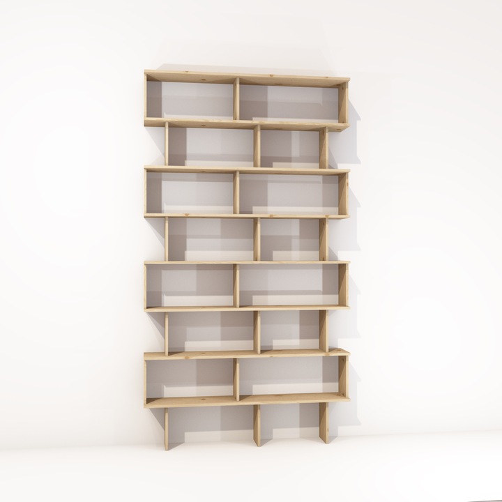 SHELFIE Helsinki 264 natúr borovi fenyő polc