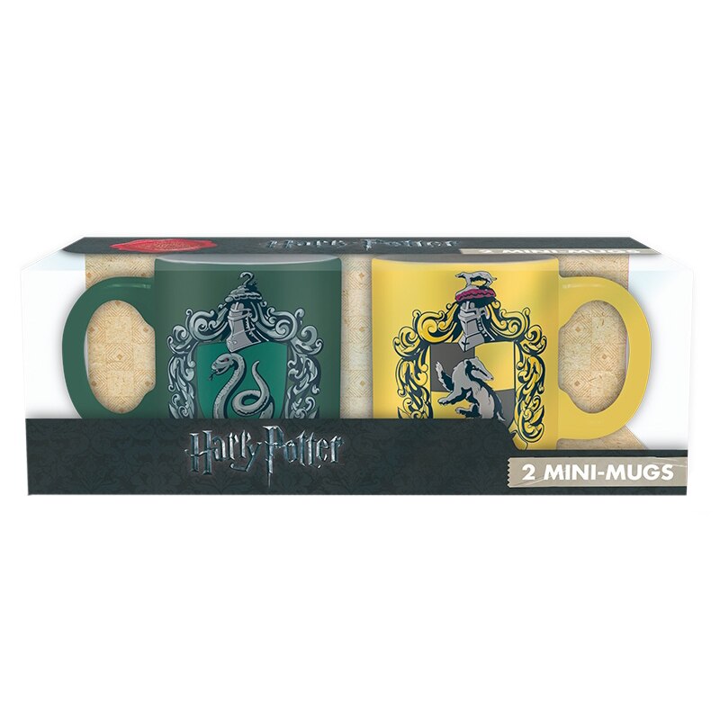 Set 2 cani espresso HARRY POTTER, Viperini si Astropufi, 110 ml
