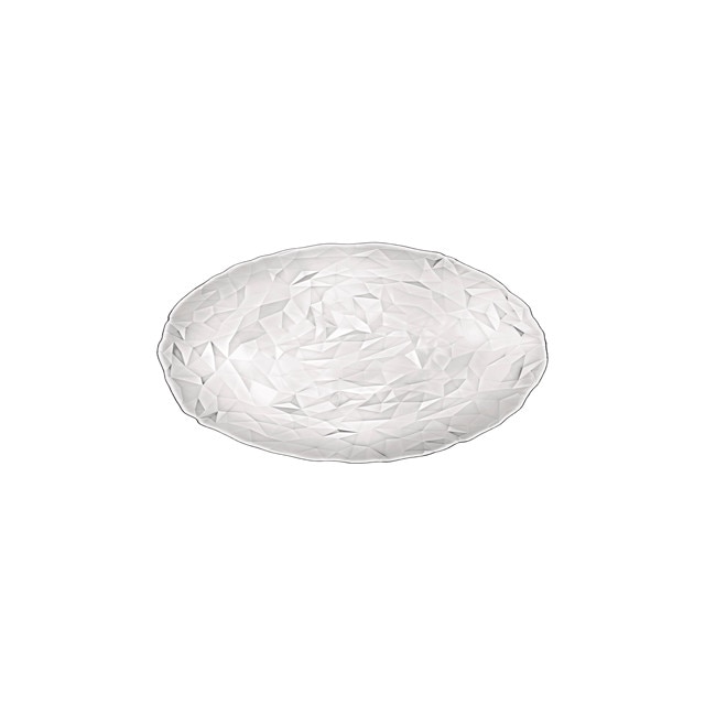 Platou oval sticla servit 34x26cm BORMIOLI DIAMOND
