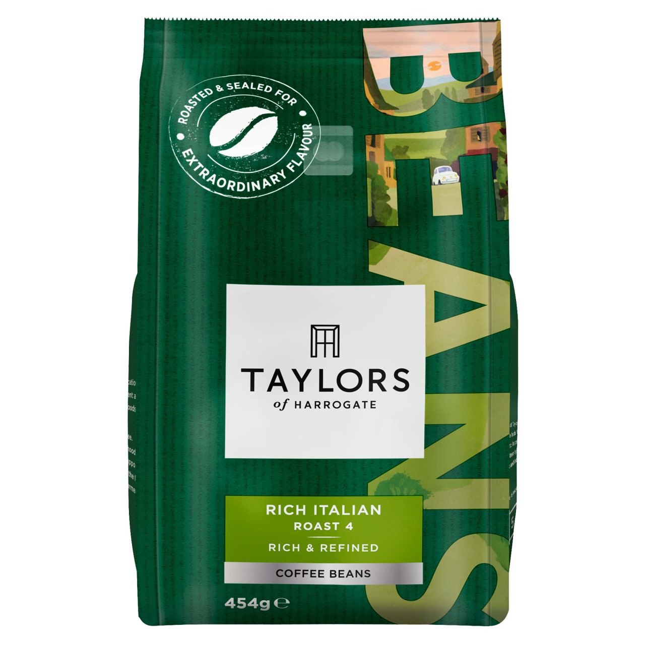 Cafea Boabe Rich Italian, Taylors of Harrogate, 100% Arabica, 454 g