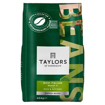 Cafea Boabe Rich Italian, Taylors of Harrogate, 100% Arabica, 454 g Cafea Boabe Rich Italian, Taylors of Harrogate, 100% Arabica, 454 g