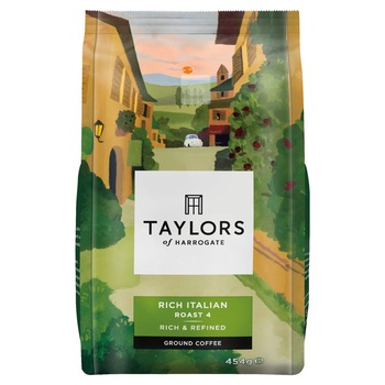 Cafea Macinata Rich Italian, Taylors of Harrogate, 100% Arabica, 454 g Cafea Macinata Rich Italian, Taylors of Harrogate, 100% Arabica, 454 g