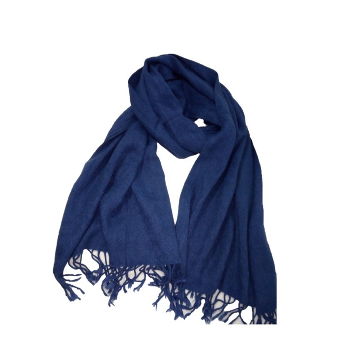 Esarfa dama, Lana, Albastru inchis