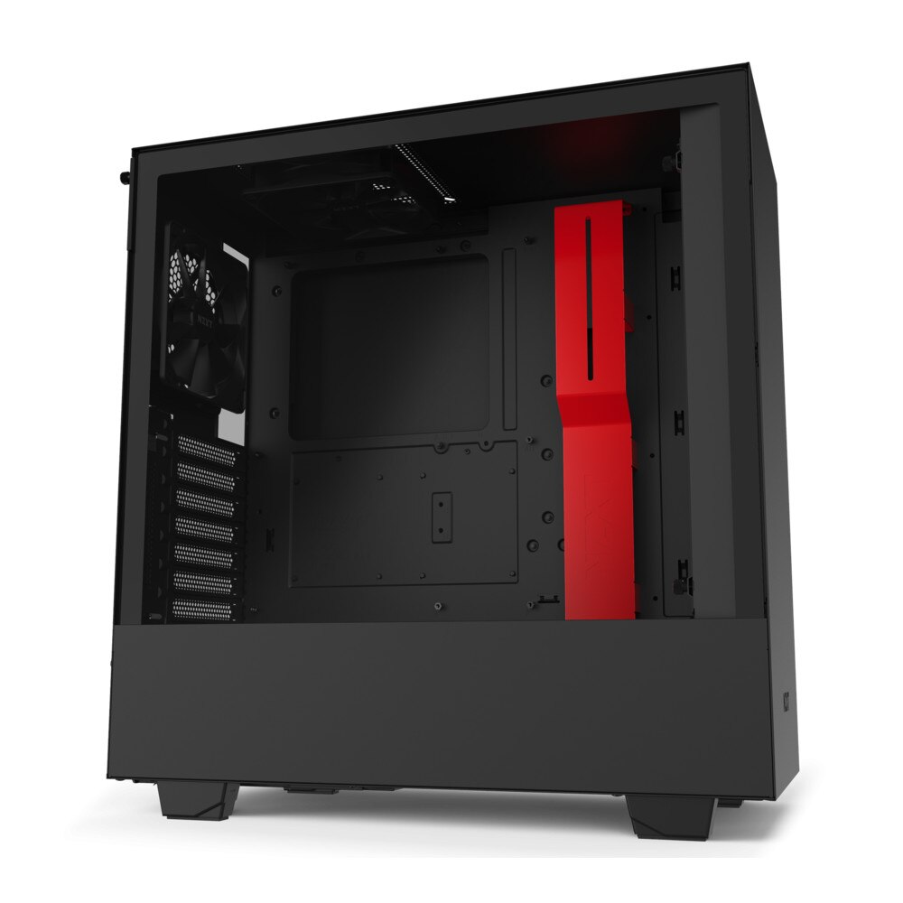 Carcasa NZXT H510 Matte Negru / Rosu