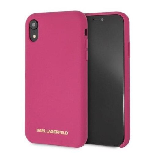 Husa iPhone XR Karl Lagerfeld Soft Fucsia