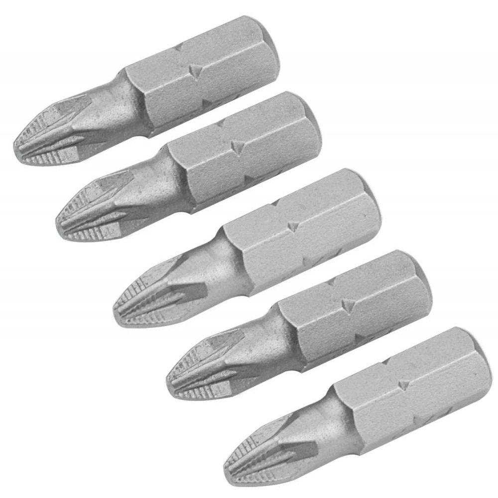 Set de varfuri de surubelnita din 5 bucati, S2 25 mm,, T25, S2