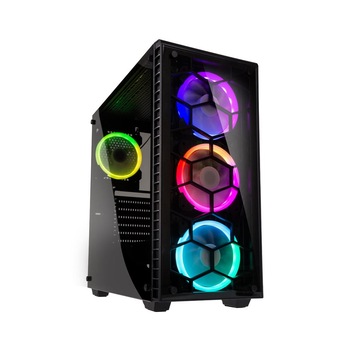 Carcasa Kolink Observatory RGB TG Mid-Tower, Negru Carcasa Kolink Observatory RGB TG Mid-Tower, Negru