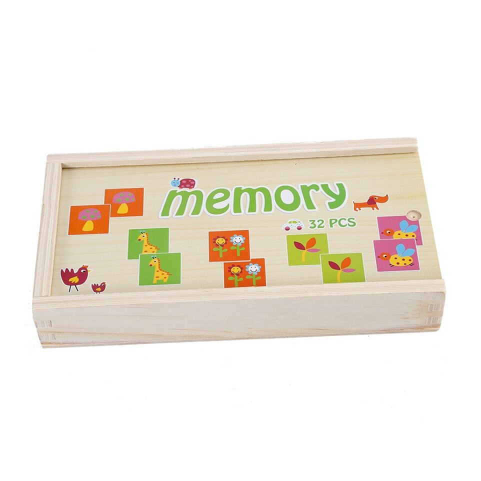 Joc Montessori de memorie si asociere Onshine, 32 de piese